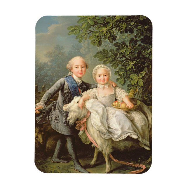 Porträtt till Charles Philippe of Frankrike (1757- Magnet (Vertikal)