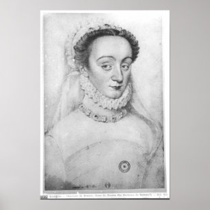 Porträtt till Charlotte de Beaune Dame de Poster