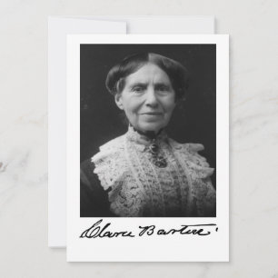Porträtt till Clara Barton Inbjudningar
