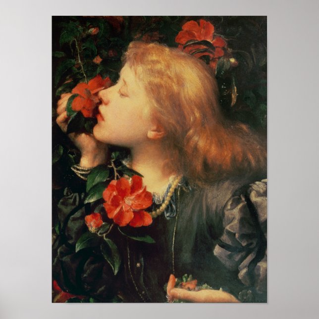 Porträtt till Dame Ellen Terry c.1864 Poster (Framsidan)