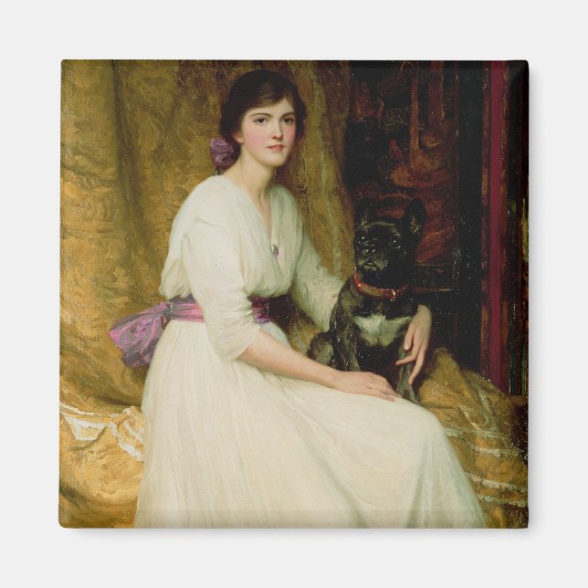 Porträtt till Dorothy Dicksee Magnet (Framsidan)