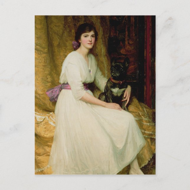 Porträtt till Dorothy Dicksee Vykort (Framsida)