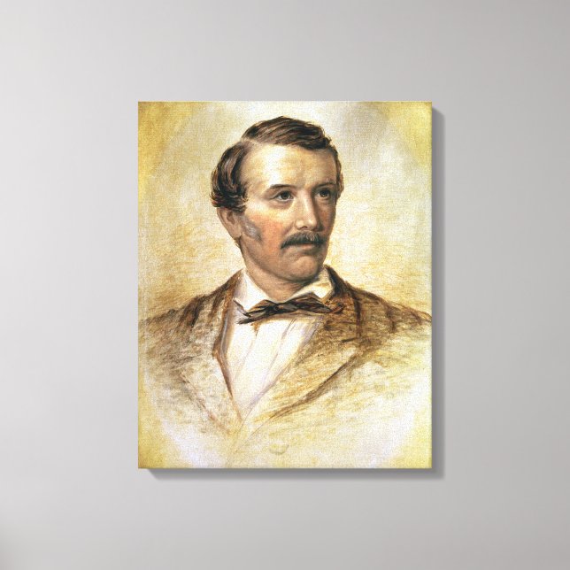 Porträtt till dr David Livingstone Canvastryck (Framsida)