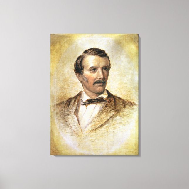 Porträtt till dr David Livingstone Canvastryck (Framsida)