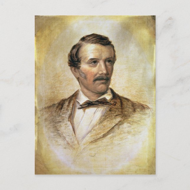 Porträtt till dr David Livingstone Vykort (Framsida)