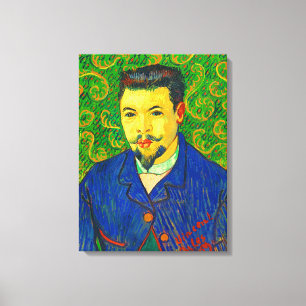 Porträtt till dr Felix Rey Canvastryck