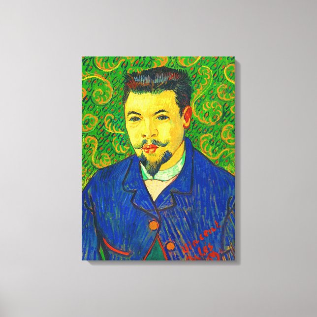 Porträtt till dr Felix Rey Canvastryck (Framsida)