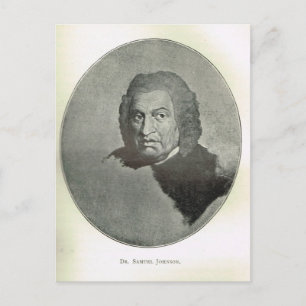 Porträtt till dr Samuel Johnson Vykort