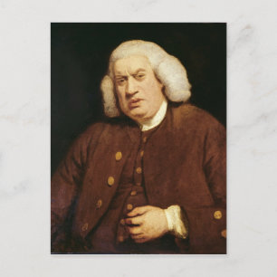 Porträtt till dr Samuel Johnson Vykort