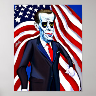 Porträtt till en president poster