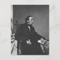 Porträtt till författare Hans Christian Andersen