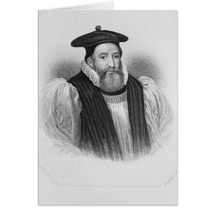 Porträtt till George Abbot ärkebihop of Hälsningskort