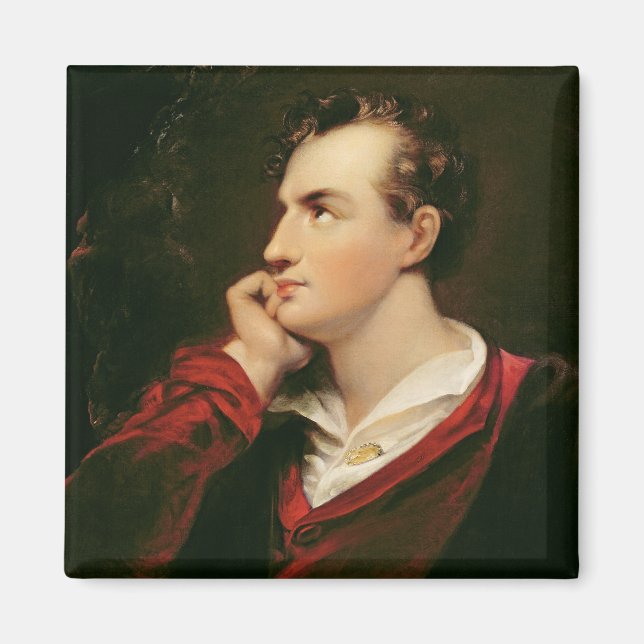 Porträtt till George Gordon Byron 6e Baron Magnet (Framsidan)