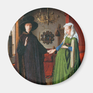 Porträtt till Giovanni Arnolfini och hans fru Magnet