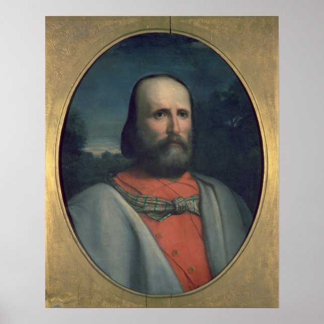 Porträtt till Giuseppe Garibaldi 2 Poster (Framsidan)