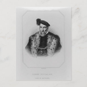 Porträtt till Henry Fitzalan, 12:e Earl of Vykort