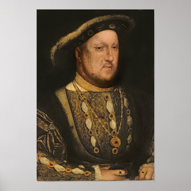 Porträtt till Henry VIII c.1536 Poster (Framsidan)