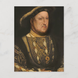 Porträtt till Henry VIII c.1536 Vykort