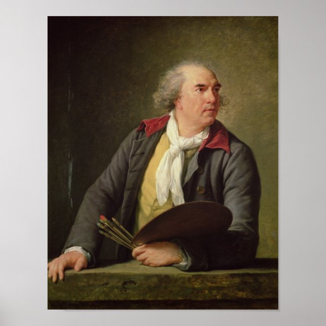 Porträtt till Hubert Robert 1788 Poster (Framsidan)