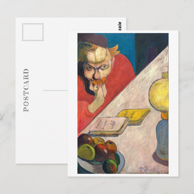 Porträtt till Jacob Meyer de Haan | Gauguin | Vykort (Fram/baksida)