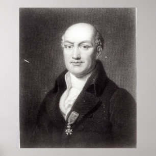 Porträtt till Jean Baptiste Joseph Delambre Poster