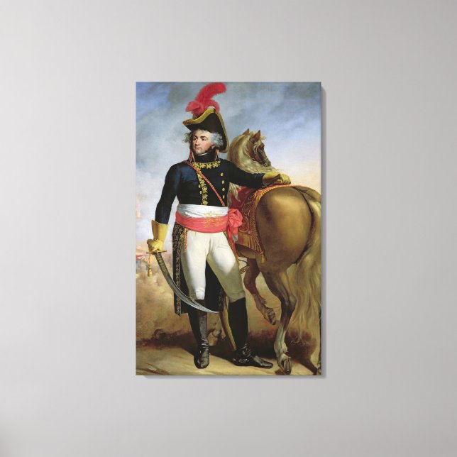 Porträtt till Jean Baptiste Kleber Canvastryck (Framsida)