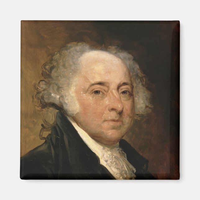 Porträtt till John Adams Magnet (Framsidan)