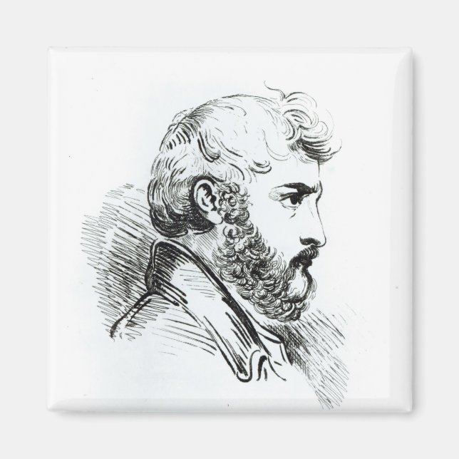 Porträtt till John Lewis Burckhardt Magnet (Framsidan)