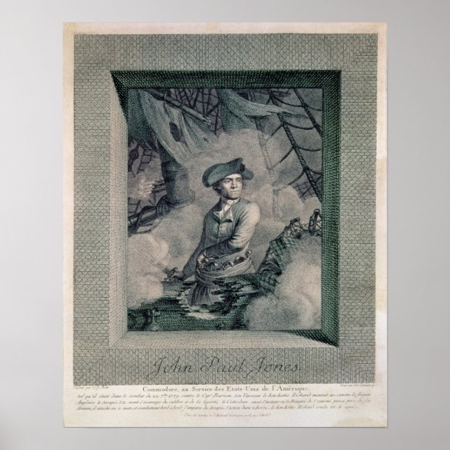 Porträtt till John Paul Jones Poster (Framsidan)