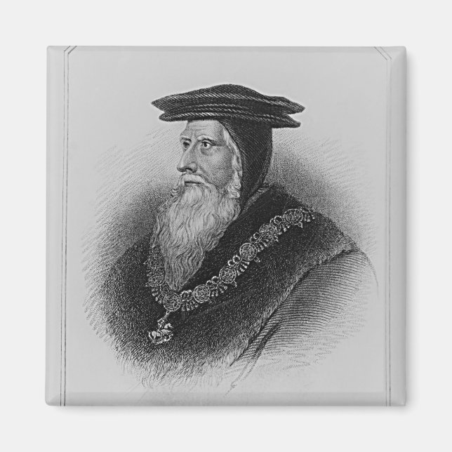 Porträtt till John Russell 1st Earl of Bedford Magnet (Framsidan)