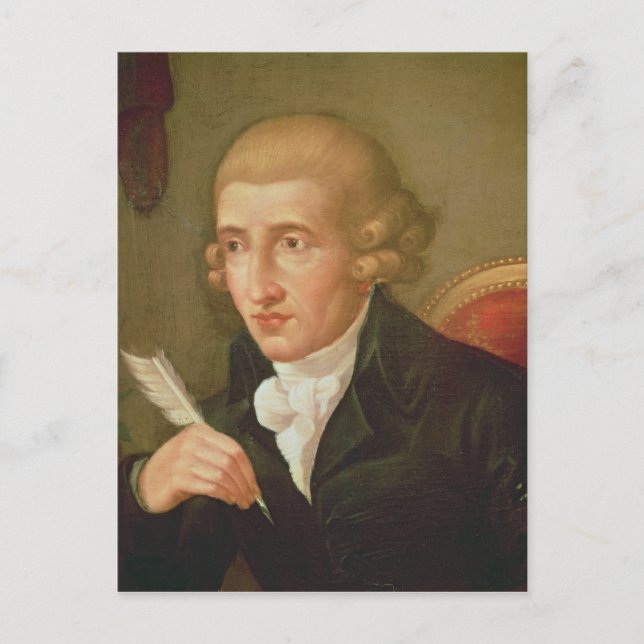 Porträtt till Joseph Haydn Vykort (Framsida)