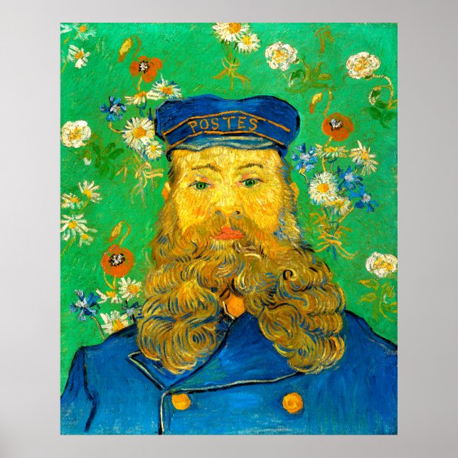 Porträtt till Joseph Roulin Vincent Gogh Poster (Framsidan)