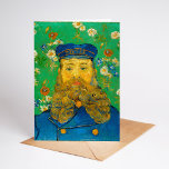Porträtt till Joseph Roulin | Vincent van Gogh Kort<br><div class="desc">Vincent van Goghs serie av porträtt från Joseph Roulin, postmannen i Arles, är en hjärtlig hyllning till hans nära vän och förtroendeperson. Arbetet målades mellan 1888 och 1889, och Van Gogh's Post-Impressionist stil, med fet färg, dynamiska penseldrag och uttrycksfull karaktär. Varje porträtt avspeglar Van Goghs beundran för Roulin, som skildrar...</div>