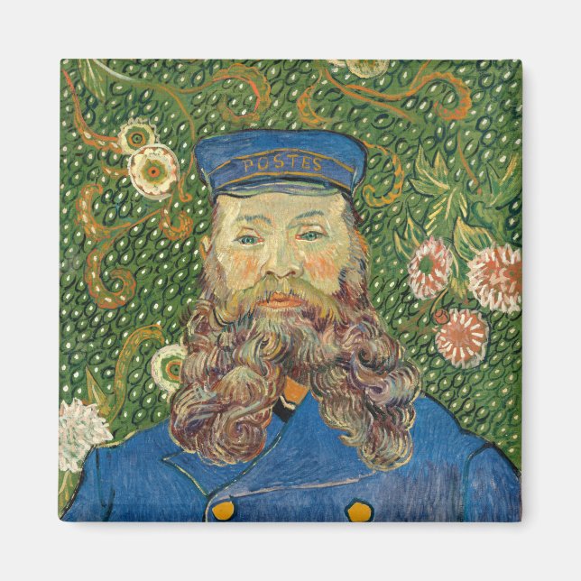 Porträtt till Joseph Roulin | Vincent van Gogh Magnet (Framsidan)