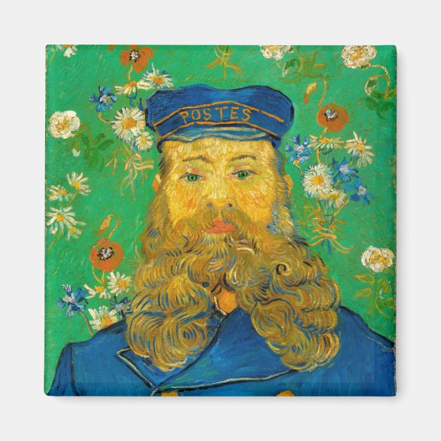 Porträtt till Joseph Roulin | Vincent van Gogh Magnet (Framsidan)