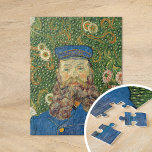 Porträtt till Joseph Roulin | Vincent van Gogh Pussel<br><div class="desc">Vincent van Goghs serie av porträtt från Joseph Roulin, postmannen i Arles, är en hjärtlig hyllning till hans nära vän och förtroendeperson. Arbetet målades mellan 1888 och 1889, och Van Gogh's Post-Impressionist stil, med fet färg, dynamiska penseldrag och uttrycksfull karaktär. Varje porträtt avspeglar Van Goghs beundran för Roulin, som skildrar...</div>