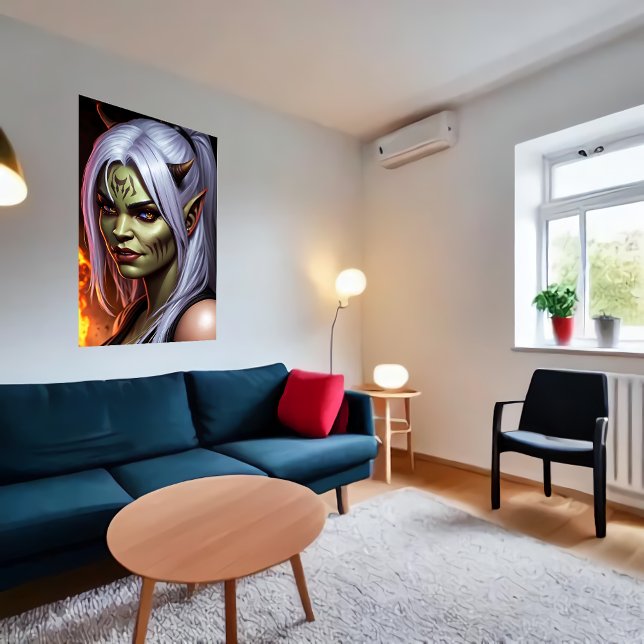 Porträtt till kvinnor i mänskliga eller hybrider | poster (Skapare uppladdad)