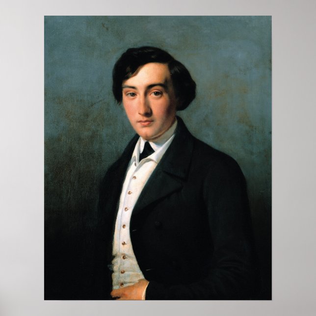 Porträtt till Lucien Petipa 1849 Poster (Framsidan)