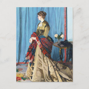 Porträtt till Madame Gaudibert Claude Monet Vykort