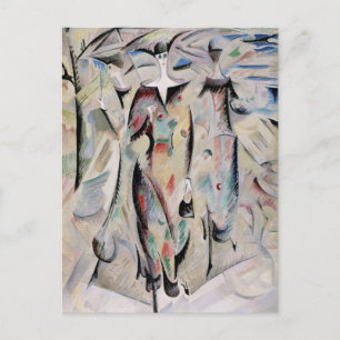 Porträtt till Madame Hodler Alice Bailly Vykort