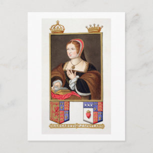 Porträtt till Margaret Tudor (1489-1541) Queen of Vykort