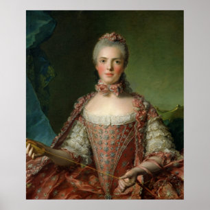 Porträtt till Marie Adelaide 1756 Poster