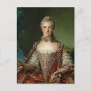 Porträtt till Marie Adelaide 1756 Vykort