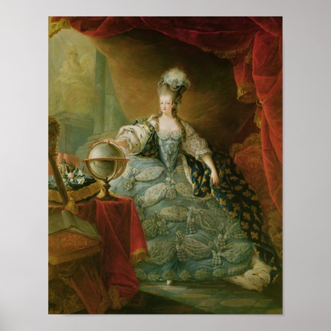 Porträtt till Marie Antoinette Queen of Frankrike Poster (Framsidan)