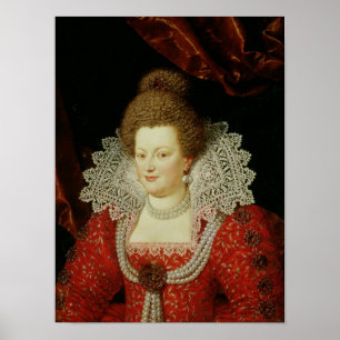 Porträtt till Marie de Medici Poster