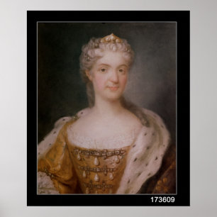 Porträtt till Marie Leczinska Queen of Frankrike Poster