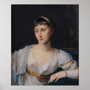 Porträtt till Marie-Pauline Bonaparte Poster