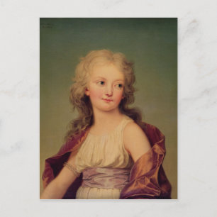 Porträtt till Marie-Therese Charlotte of Frankrike Vykort