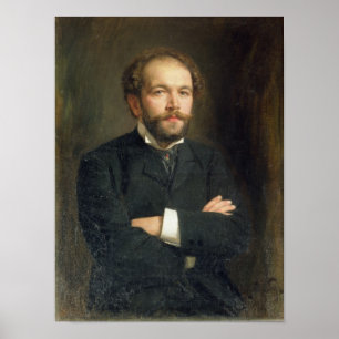 Porträtt till Nikolai Karlovich Medtner 1906 Poster