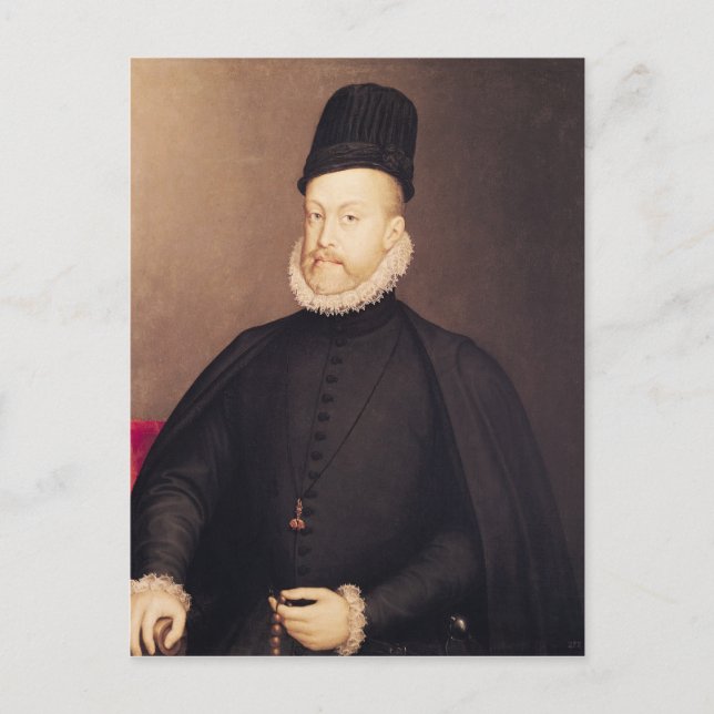 Porträtt till Philip II c.1580 Vykort (Framsida)